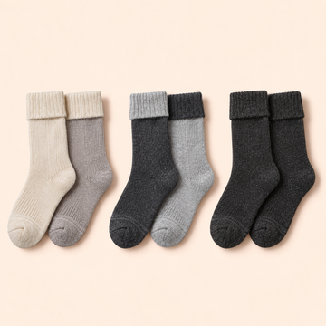 Alpaka Umschlagsocken