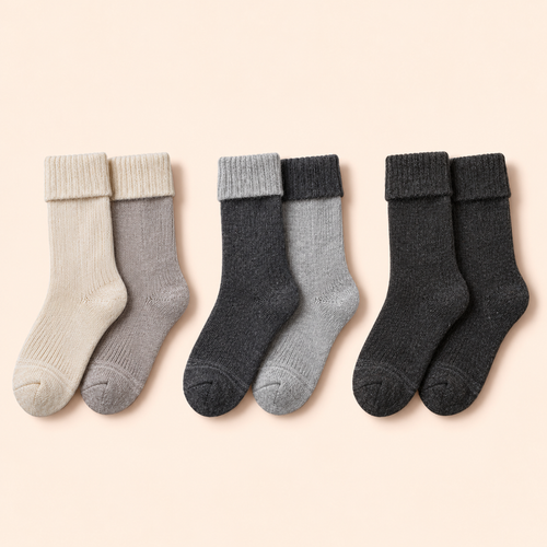 Alpaka Umschlagsocken