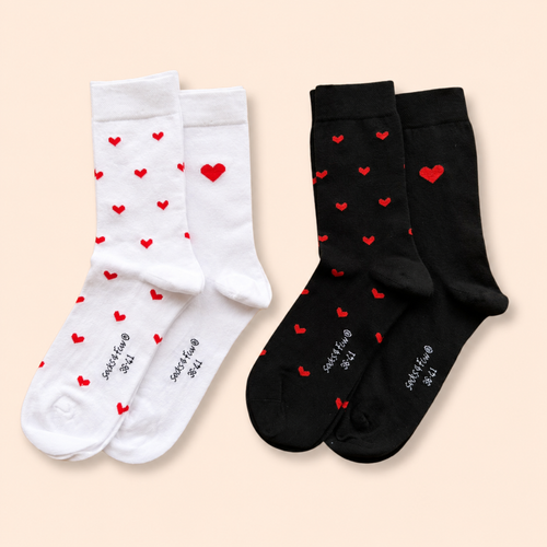 Herzchen Motiv Socken