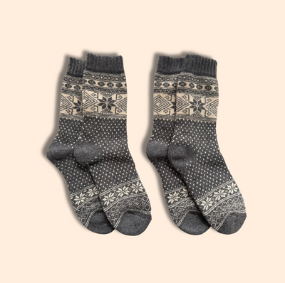 Alpaka-& Merino Norweger-Socken