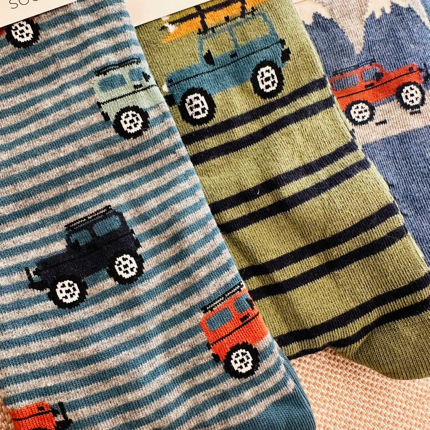 Jeep Adventure Motiv Socken