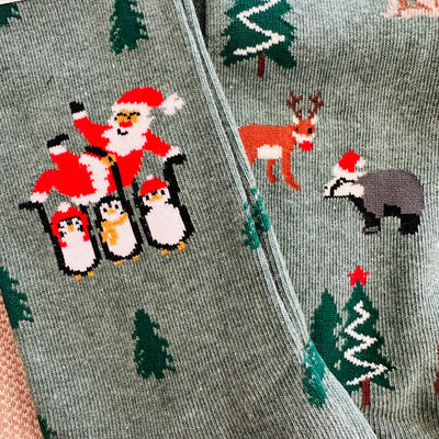 Weihnachts Motiv Socken