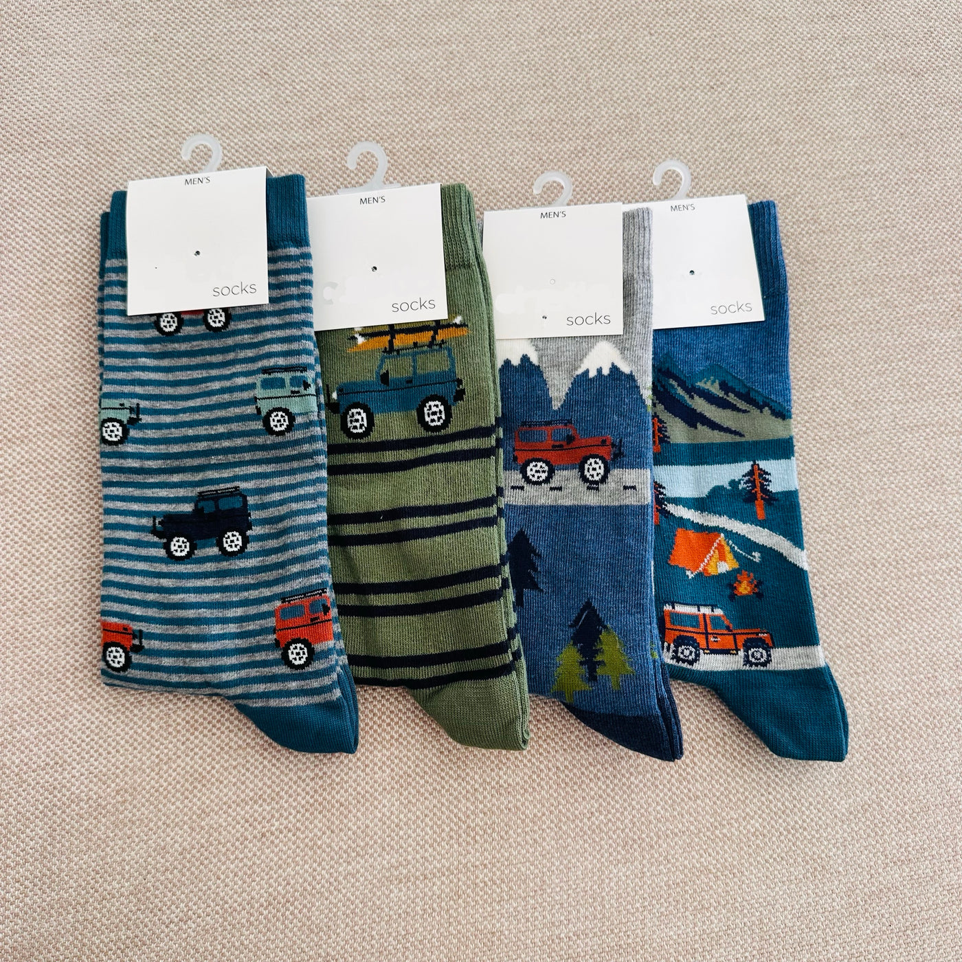 Jeep Adventure Motiv Socken