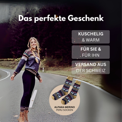 Alpaka-& Merino Peru-Socken