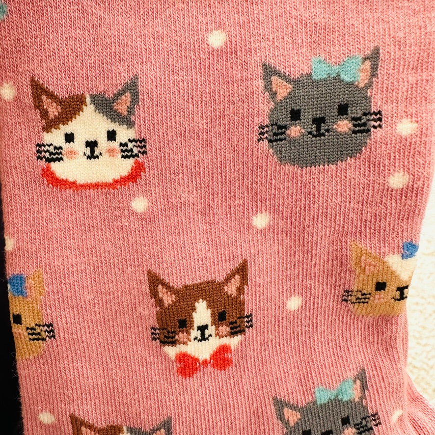 Katzen & Dackel Motiv Socken