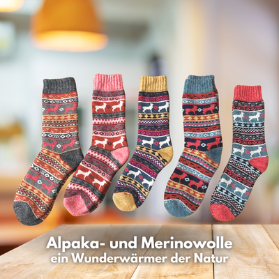 Alpaka-& Merino Peru-Socken