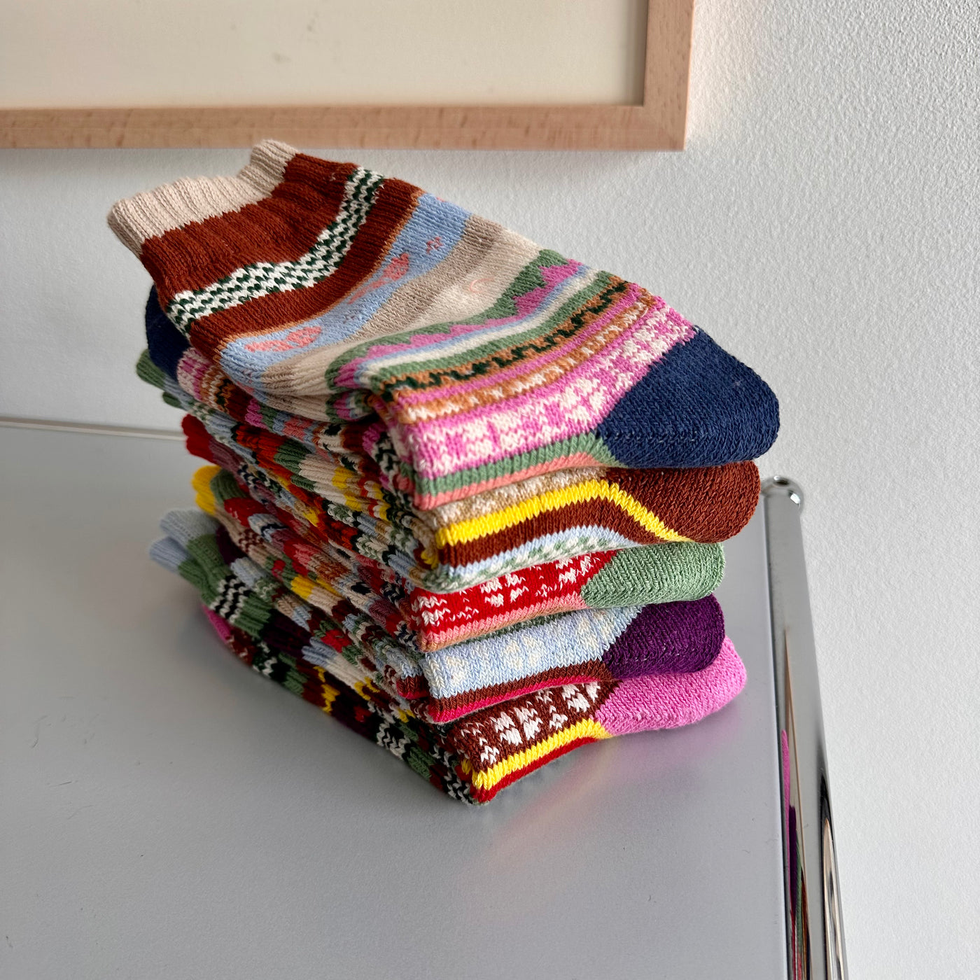Hygge Herzchen Nordic Socken