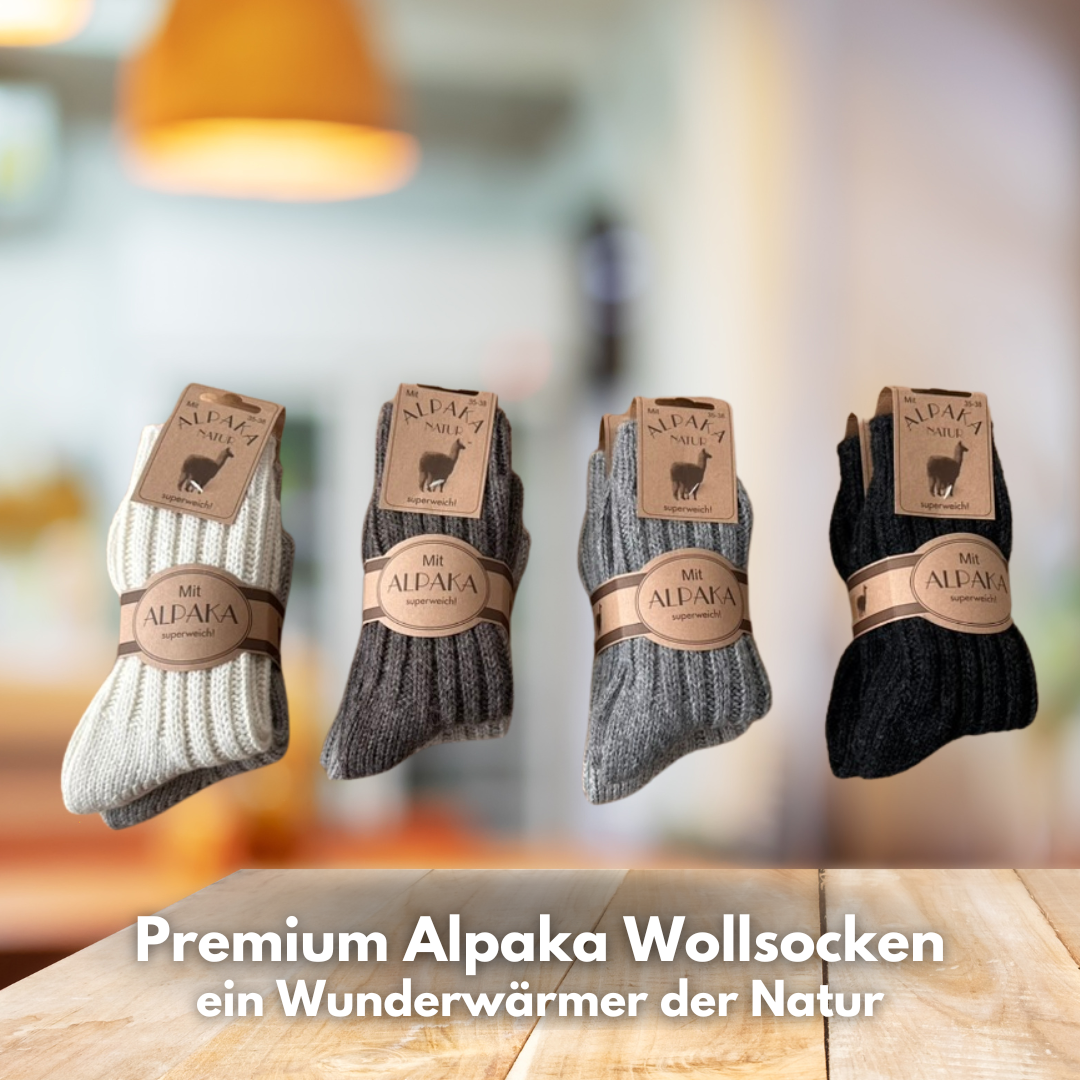 Alpaka Premium Wollsocken