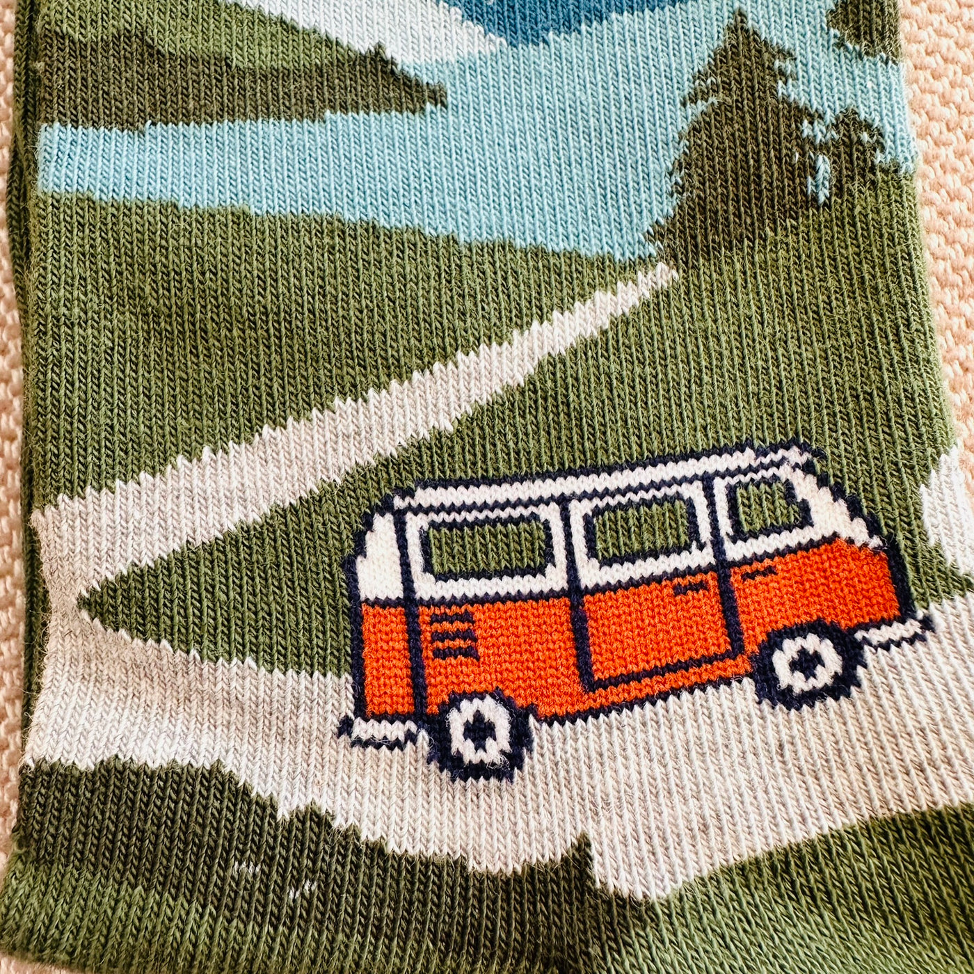 Vanlife Adventure Motiv Socken