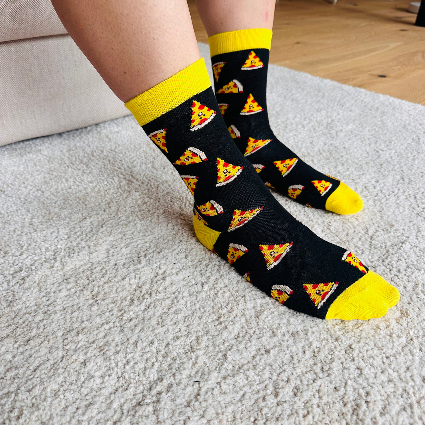 Pizza Motiv Socken