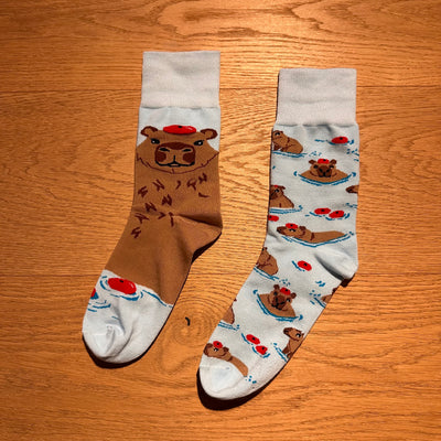 Capybara Motiv Socken