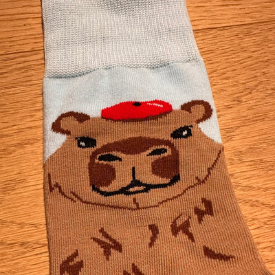 Capybara Motiv Socken