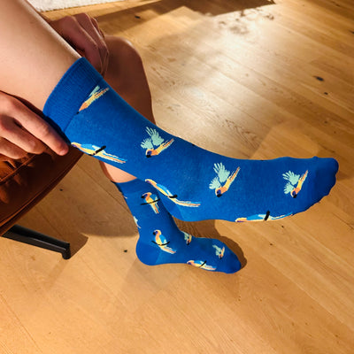 Papagei Motiv Socken
