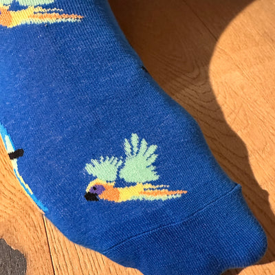 Papagei Motiv Socken