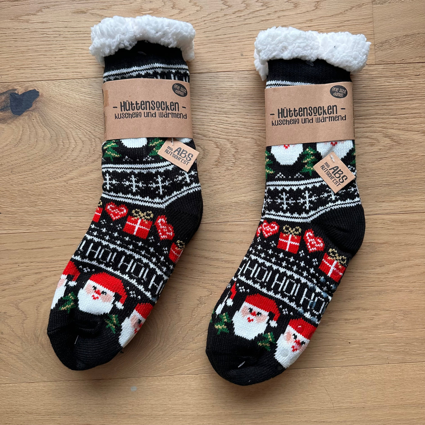 Hüttensocken Rentier & Samichlaus