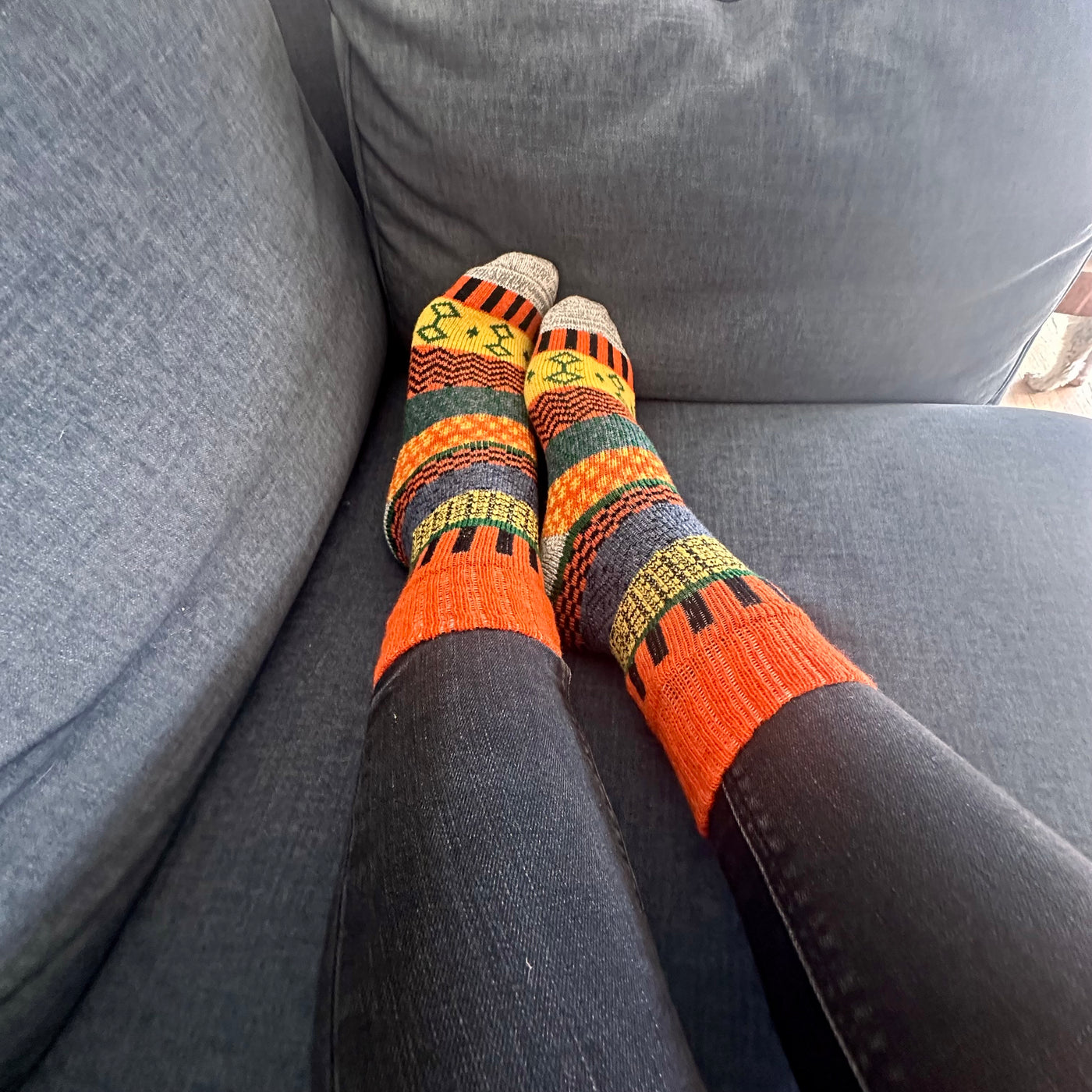 Hygge Nordic Wollsocken Folklore