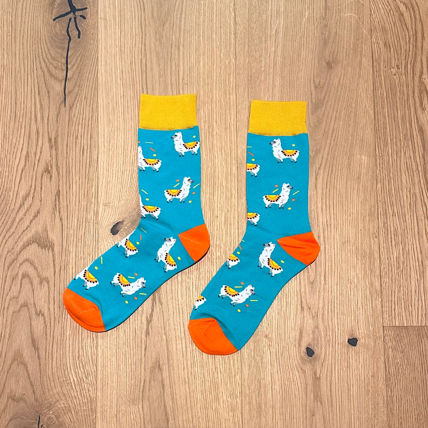 Alpaka Anden Flair Motiv Socken