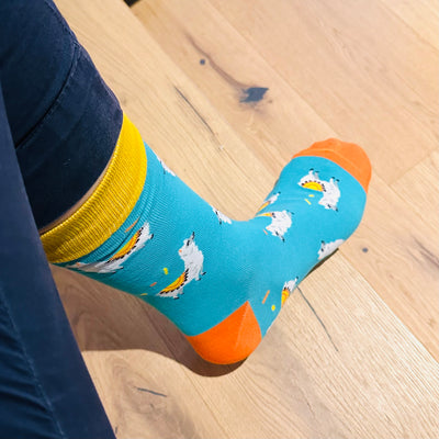 Alpaka Anden Flair Motiv Socken