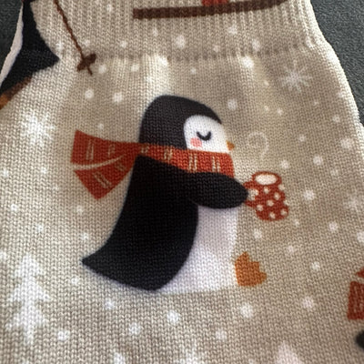 Winter Pinguin Motiv Socken