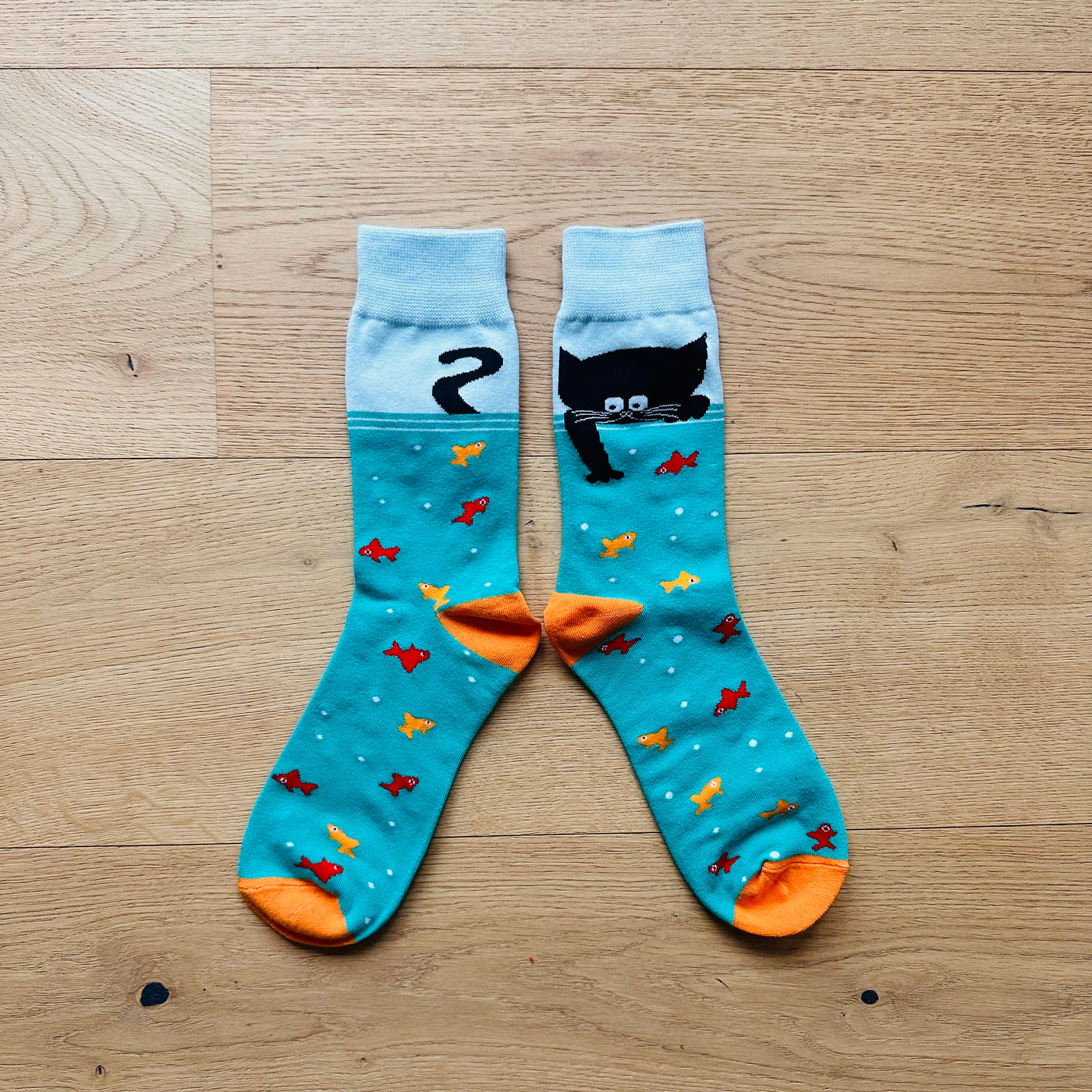 Katzen Motiv Socken