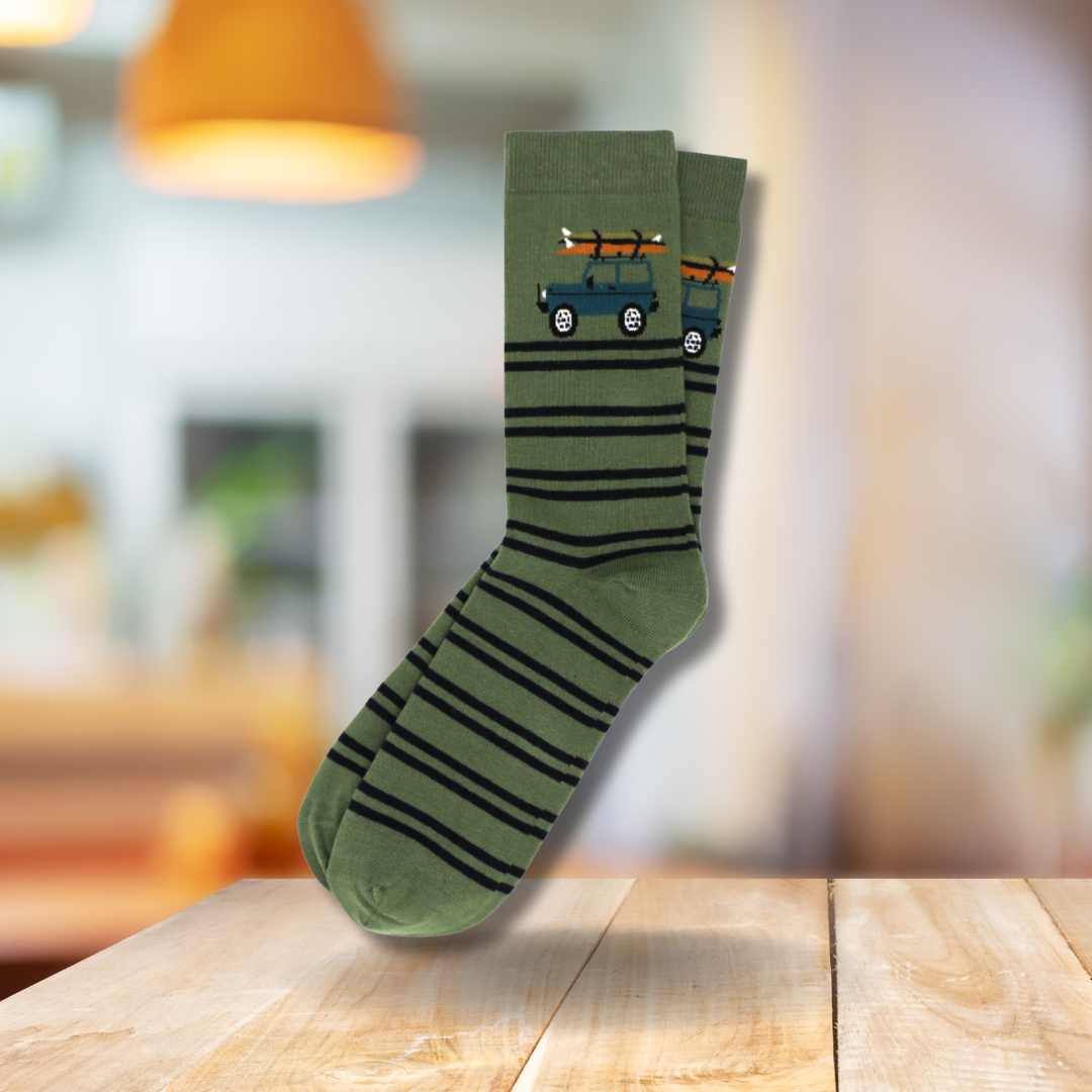 Jeep Adventure Motiv Socken
