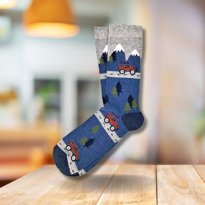 Jeep Adventure Motiv Socken