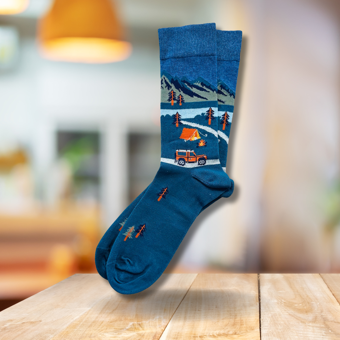 Jeep Adventure Motiv Socken