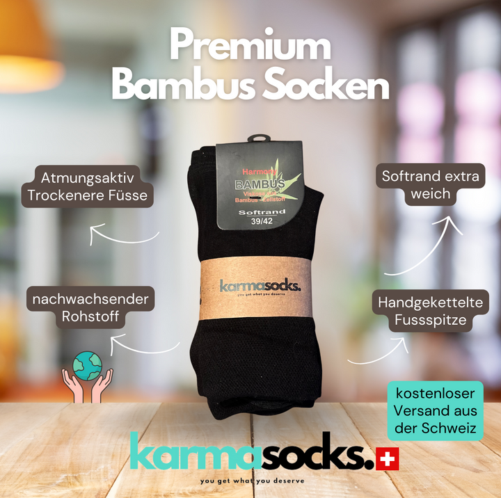 Bambus Classic Socken Schweiz, weiche Socken, super fein, nachhaltig –  KarmaSocks