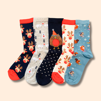 Tierli Winter Motiv Socken