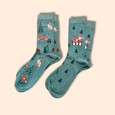 Weihnachts Motiv Socken