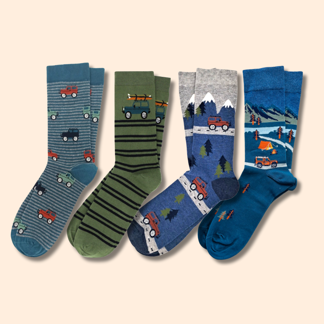 Jeep Adventure Motiv Socken