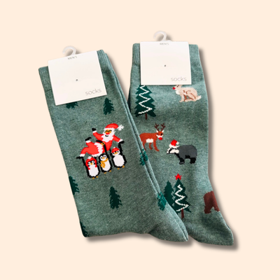 Weihnachts Motiv Socken