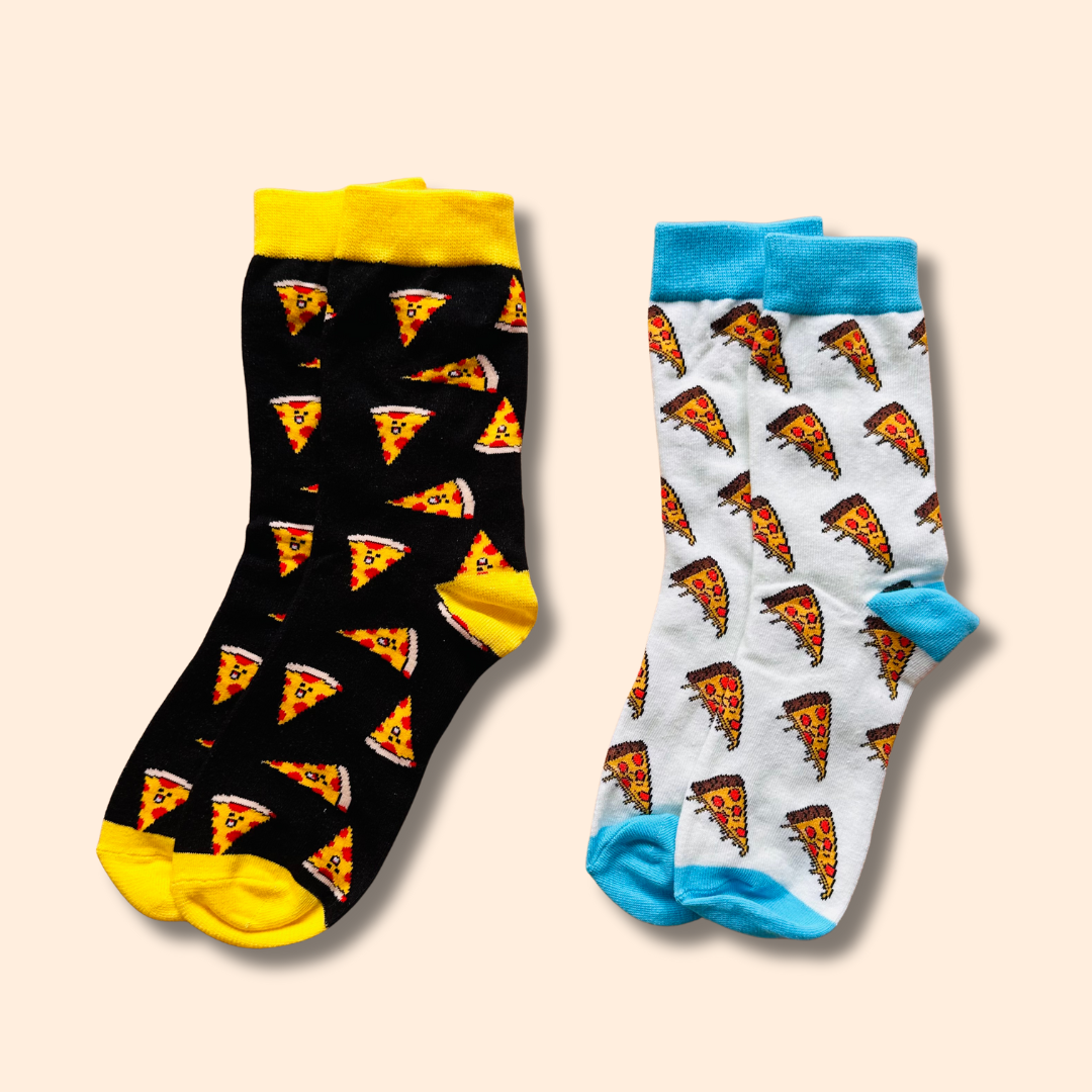Pizza Motiv Socken