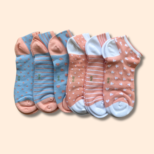 Bambus Bubble Love Sneaker Socken