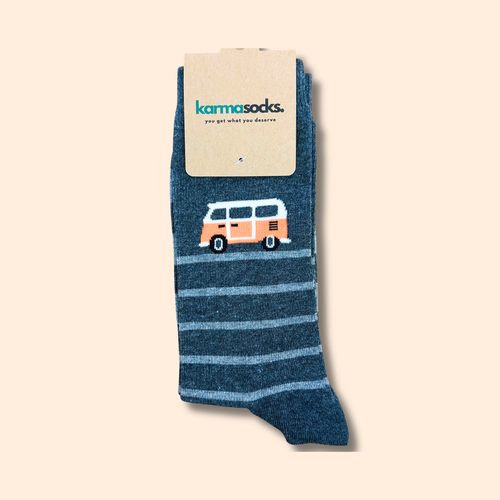 Vanlife Adventure Motiv Socken