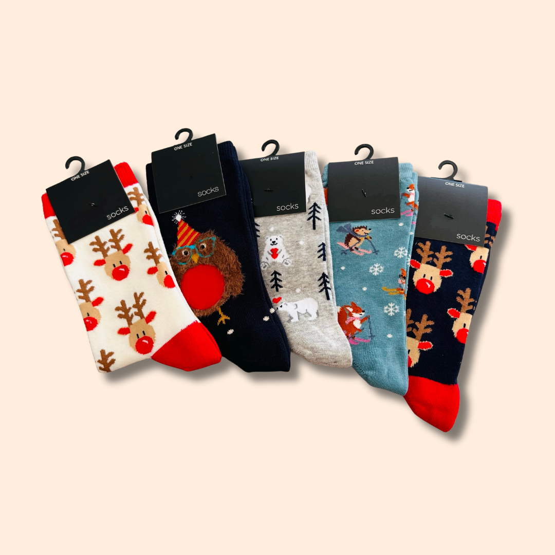 Tierli Winter Motiv Socken