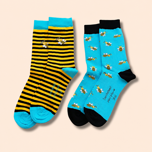 Bienen Motiv Socken - Save the Bees!