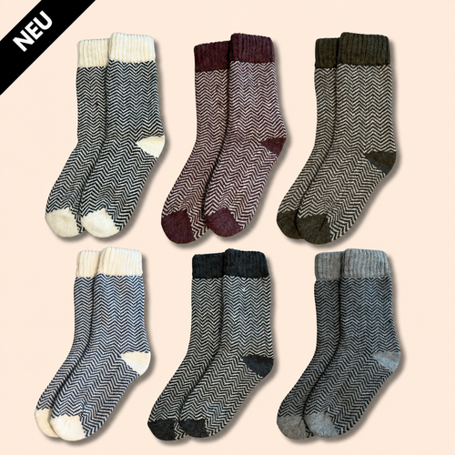 Fishermen’s Style – Wollsocken mit Alpakawolle