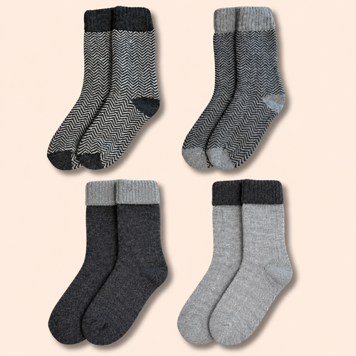 Nordic Winter Geschenkset – 4 Paar