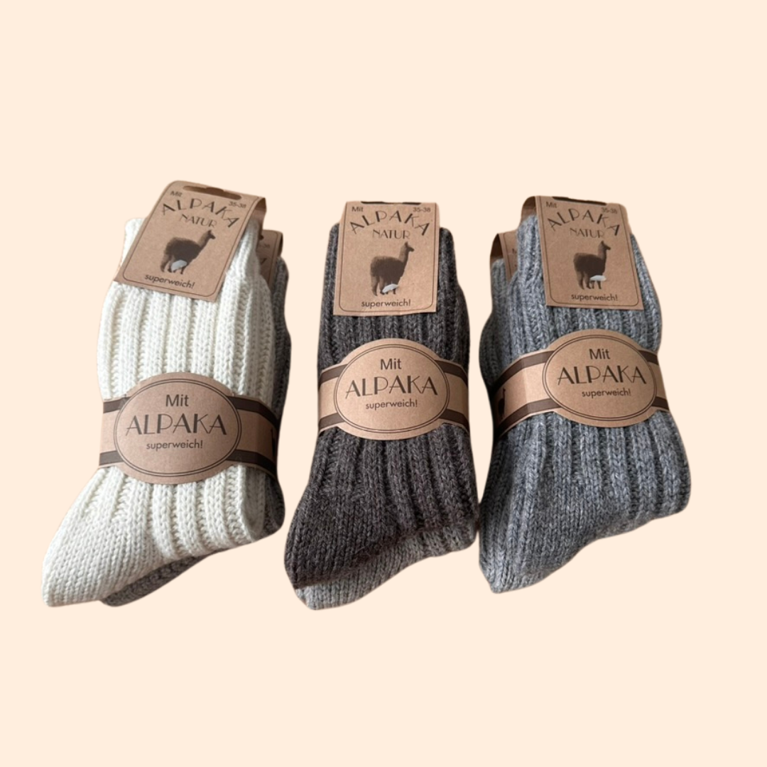 Alpaka Premium Wollsocken