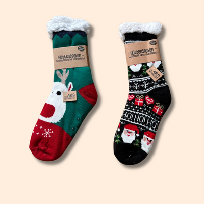 Hüttensocken Rentier & Samichlaus