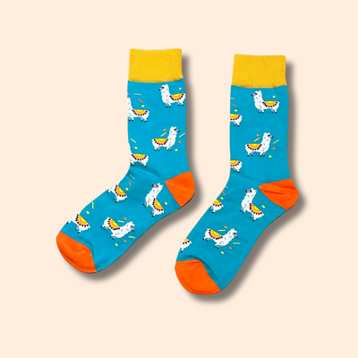 Alpaka Anden Flair Motiv Socken