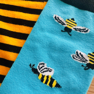 Bienen Motiv Socken
