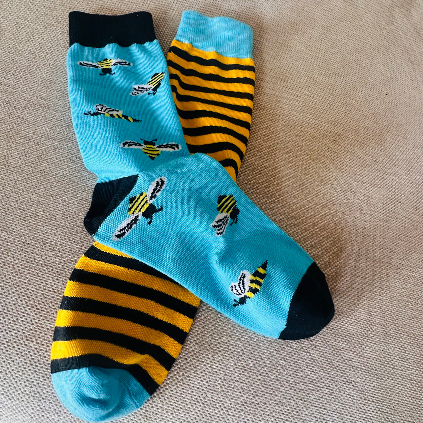 Bienen Motiv Socken