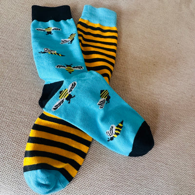 Bienen Motiv Socken