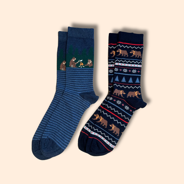 Bär Motiv Socken