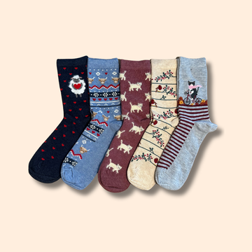 Süsse Tiere Motiv Socken