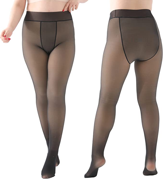 Chloé - BIG SIZE - Gefütterte Feinstrumpfhose - Lily Coco